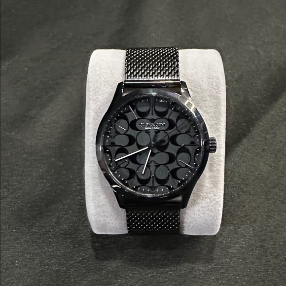 Coach Baxter Swiss Quartz Black Ionized Men’s Watch. - Picture 1 of 4